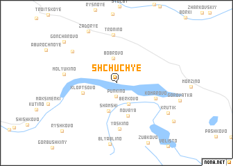 map of Shchuch\