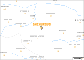 map of Shchurovo