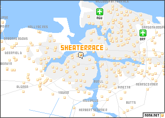map of Shea Terrace