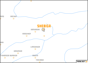 map of Shebi Ga