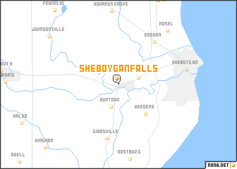 map of Sheboygan Falls