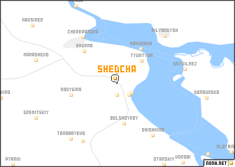 map of Shedcha