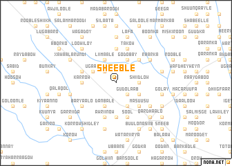 map of Sheeble