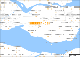 map of ʼs-Heerenhoek