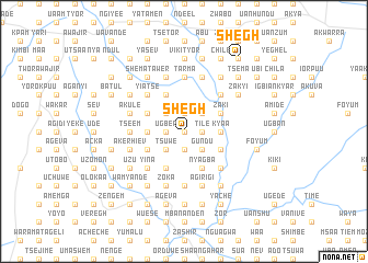 map of Shegh