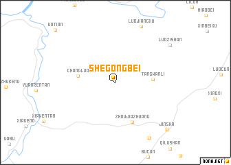 map of Shegongbei