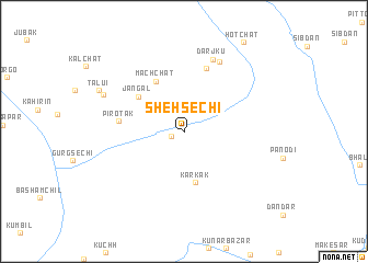 map of Sheh Sechi