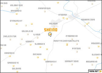 map of Sheino