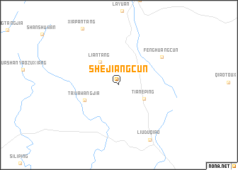 map of Shejiangcun
