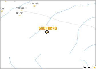 map of Shekar Āb