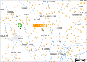 map of Shekār Sarā