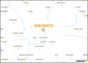 map of Shekawktu