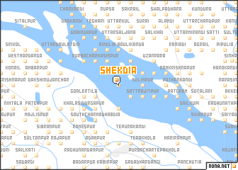 map of Shekdia