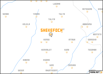 map of Shekefoch