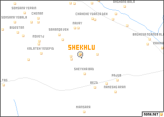 map of Shekhlū