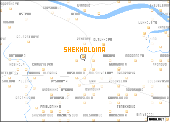 map of Shekholdina