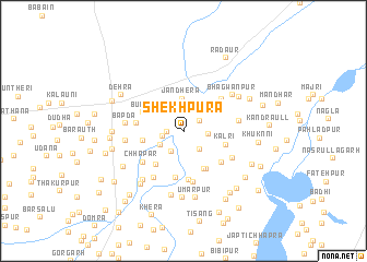 map of Shekhpura