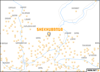map of Shekhu Bānda