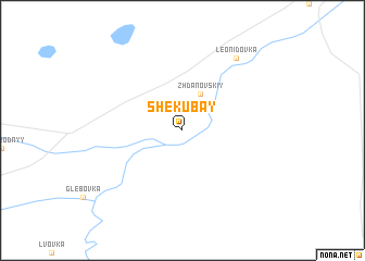 map of Shekubay
