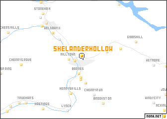 map of Shelander Hollow