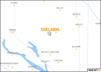 map of Sheldahl