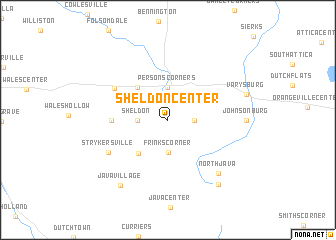 map of Sheldon Center