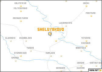 map of Sheldyakovo