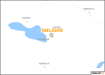 map of Shelegino