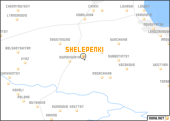 map of Shelepenki