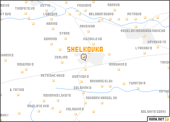 map of Shelkovka