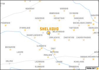 map of Shëlkovo