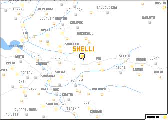 map of Shëlli