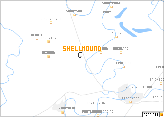 map of Shellmound