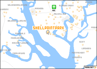map of Shell Point park