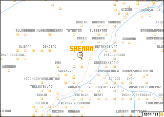 map of Shemām