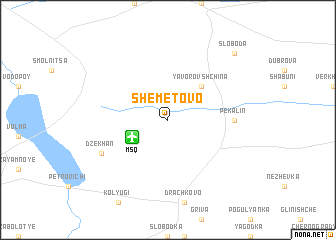 map of Shemëtovo