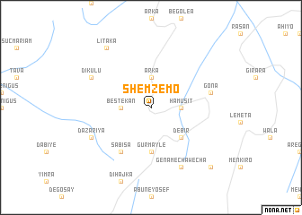 map of Shemzemo