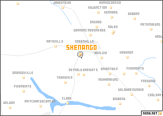 map of Shenango