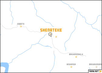 map of Shenateke