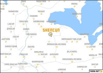 map of Shencun