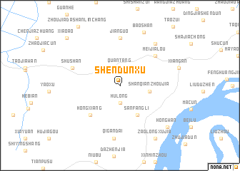 map of Shendunxu