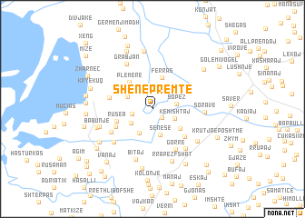 map of Shëneprëmte