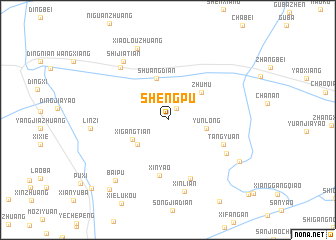 map of Shengpu