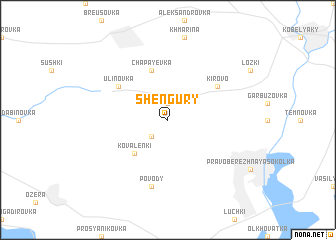 map of Shengury