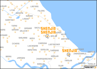map of Shenjia