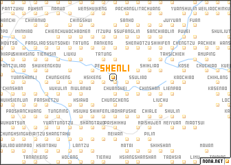 map of Shen-li