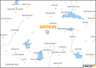 map of Shenqiao