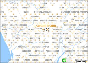 map of Shen-shui