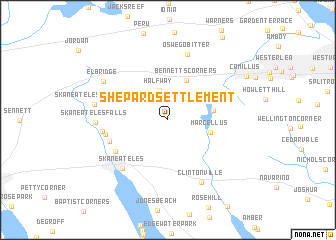 map of Shepard Settlement