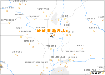 map of Shepardsville